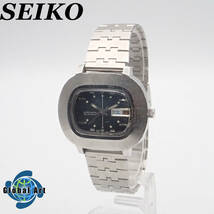 え04225/SEIKO セイコー/LM ロードマチック/自動巻/メンズ腕時計/25石/文字盤 ネイビー/5606-5010_画像1