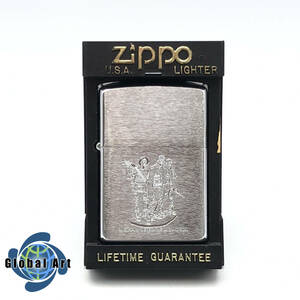 ★E04838【未使用保管品】ZIPPO ジッポー/オイルライター/ベトナム退役軍人記念碑/Vietnam Veterans Memorial/1998年製/シルバー/箱付