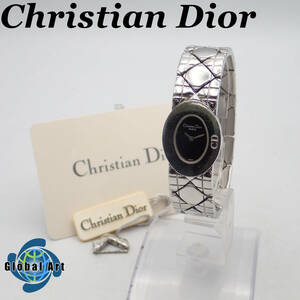 e05077/Christian Dior Christian Dior /reti Dior / кварц / женские наручные часы / черный /D90-100/ письменная гарантия * koma * с биркой 