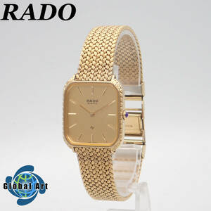 え05274/RADO ラドー/クオーツ/メンズ腕時計/文字盤 ゴールド/121.9543.2/ジャンク