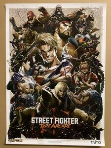  Street Fighter 6 type arcade *STREET FIGHTER Ⅵ TYPE ARCADE*A1 poster 