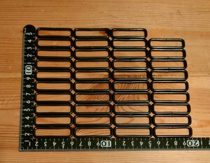 角管　ダールブラック　40ミリ幅　39個セット　かくかん　カク管　角かん　てかん　手管　艶消し　レザークラフト　ハンドメイド