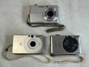 デジタルカメラ 3台まとめ デジカメ コンパクトカメラPC1228/PC1150/EX-Z600 【ジャンク品】