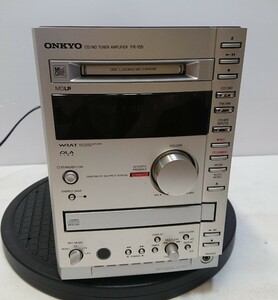  control 0909 ONKYO Onkyo FR-155 CD/MD tuner amplifier body only operation verification ending present condition goods 