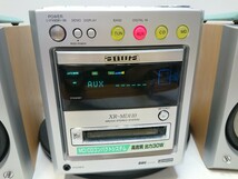 管理1018 AIWA アイワ システムコンポ XR-MD110 ミニディスク＆コンパクトディスクオーディオシステム リモコン欠品 動作確認済み ジャンク_画像4