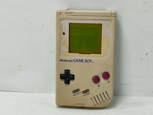 管理1023 Nintendo 任天堂 GAMEBOY 初代 ゲームボーイ DMG-01 未チェック 液晶パネル欠品 破損 汚れあり 色ヤケあり