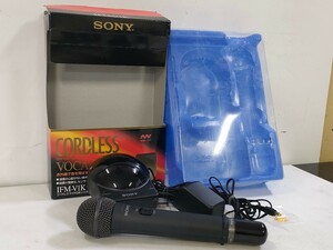 管理913 SONY ソニー コードレスマイクロホン IFM-V1 赤外線レシーバー IFM-AR1 コードレスマイクロホンシステム IFM-V1K 通電のみ 箱付き