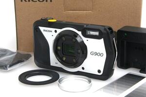 極美品｜リコー RICOH G900 業務用デジタルカメラ 現場用 CA01-A7756-2P4 デジカメ 業務用 防水 防塵 現場用 カメラ 土木 建設