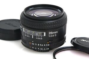 並品｜ニコン Ai AF Nikkor 28mm f/2.8D CA01-A7771-2B2D Nikon ニッコール フルサイズ Fマウント 単焦点 中古