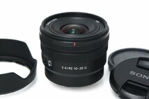 美品｜ソニー E PZ 10-20mm F4 G SELP1020G CA01-M1476-2B2E SONY αEマウント Gレンズ 超広角パワー 電動 ズーム_画像1