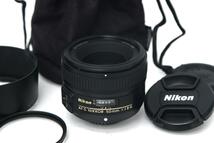 美品｜ニコン AF-S NIKKOR 50mm f1.8G CA01-M1496-2A2D フルサイズ Fマウント 単焦点 レンズ ポートレート 中古_画像1