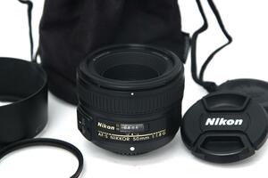 美品｜ニコン AF-S NIKKOR 50mm f1.8G CA01-M1496-2A2D フルサイズ Fマウント 単焦点 レンズ ポートレート 中古