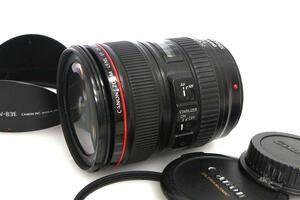 訳有品｜キヤノン EF24-105mm F4L IS USM CA01-A7839-3W1E-ψ Canon EFマウント 標準ズーム 手ブレ補正機構搭載 中古