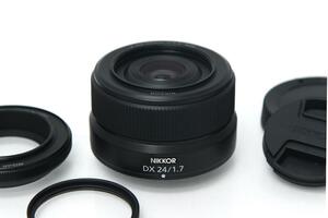 極美品｜ニコン NIKKOR Z DX 24mm f1.7 CA01-M1646-2R2B Nikon ミラーレス Zマウント 単焦点 AF/MF 中古