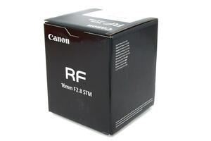 未使用品｜キヤノン RF16mm F2.8 STM CA01-M1453-2B3 Canon RFマウント EOS Rシステム 超広角単焦点レンズ