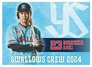 青木宣親◆2024CREW選手ビジュアルレジャーシート/非売品/神宮配布/東京ヤクルトスワローズ