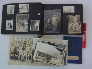 * war front / album & rose photograph [ main .. lake ./sibe rear dispatch . relation ] old photograph 130 sheets / old Japan army / north full ./ army person /. lake prefecture . the fifth elementary school etc. [ addition image equipped ]