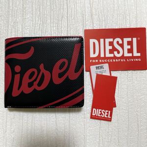 新品 DIESEL ディーゼル 財布 メンズ 二つ折り DIESEL 訳あり