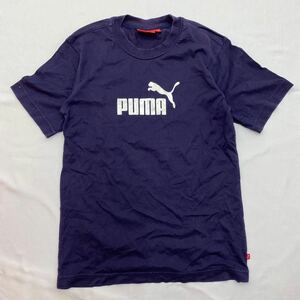 PUMA プーマ ジュニア Tシャツ ネイビー 150