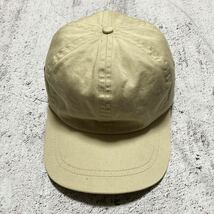 ★ 90s USA製 LAND'S END ランズエンド キャップ フリーサイズ ベージュ★ ビンテージ 古着 gap new era pendleton ラルフローレン stussy_画像2