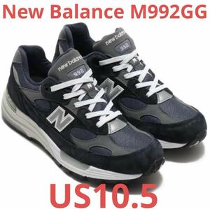 New Balance ニューバランス M992GG M992 ネイビー US10.5 28.5cm | M990v6 M991 M993