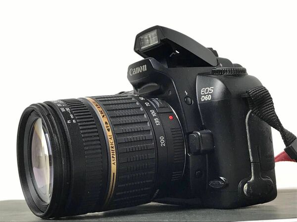 美品 Canon EOS D60 キャノン デジタル一眼レフカメラ 高倍率レンズ デジタルカメラ デジカメ 動作品