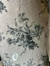 花瓶 花器 瓶 壺 高さ77cm 青と白 花 陶器 陶磁器 アンティーク レトロ インテリア 札幌引取歓迎_画像6