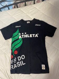 ATHLETA アスレタ 半袖 フットサル サッカー Tシャツメンズ M ブラック