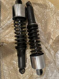 Z550FX removed rear shock suspension Z400FX original 