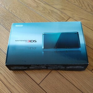 NINTENDO 3DS 本体 アクアブルー.動作確認済 ニンテンドー3DS 任天堂 SDカード付 説明書 初期化済 セット内容全部あり