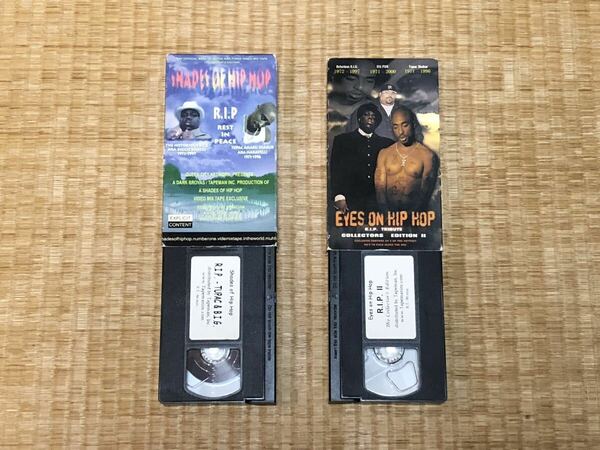 HIP HOP ビデオ VHS TUPAC BIGGIE 他 外箱付 レア 希少 コレクション 