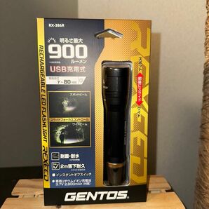 未開封　GENTOS(ジェントス) 懐中電灯 LEDライト 充電式　RX-386R