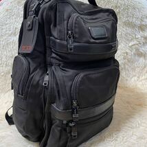 美品 大容量 ●TUMI トゥミ リュック ビジネスバッグ バックパック ALPHA2 T-Pass ブリーフパック 黒 ブラック バリスティックナイロン 鞄_画像1