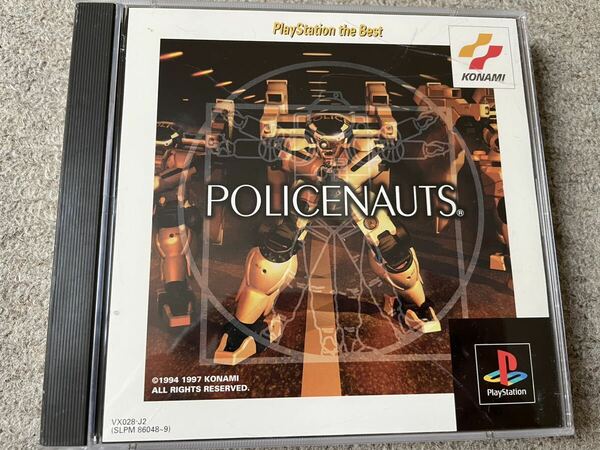 PS1 ポリスノーツ　PlayStation the Best POLICENAUTS KONAMI 