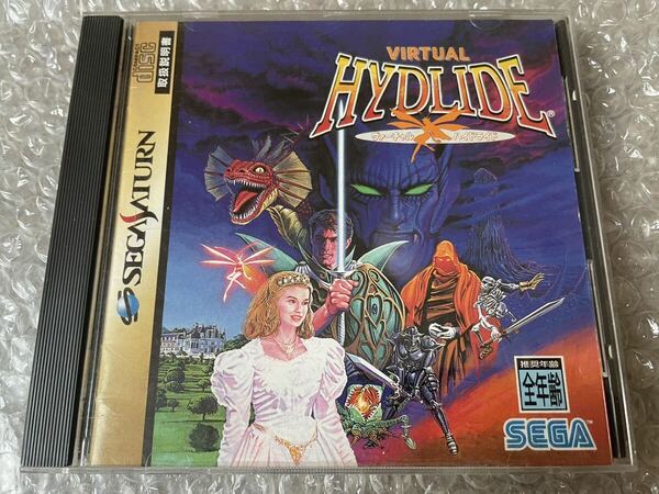 セガサターン　ヴァーチャルハイドライド　SEGA SS HYDLIDE A.RPG