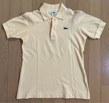 新品未使用品 CHEMISE LACOSTE ラコステ　ポロシャツ　イエロー_画像3