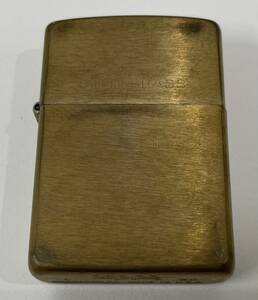 Zippo ジッポー SOLID BRASS ソリッドブラス U.S.A ゴールド 真鍮 ライター 喫煙具 注目 99円スタート