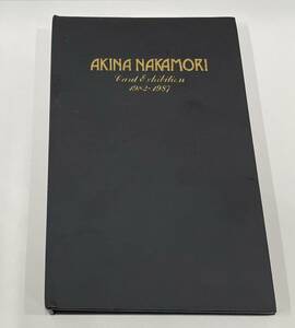 AKINA NAKAMORI Card Exhibition 1982 - 1987 Nakamori Akina телефонная карточка телефонная карточка 50 частотность 18 листов коллекция хранение товар внимание 99 иен старт 