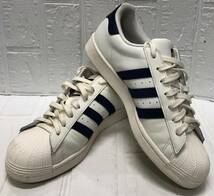 中古品　adidas　アディダス　スーパースター　IH7637 サイズ２７．５㎝　スニーカー_画像1