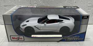 Maist 2014 Corvette Stingray Maisto Corvette stay n gray -1/18 minicar Special Edition attention 99 jpy start 