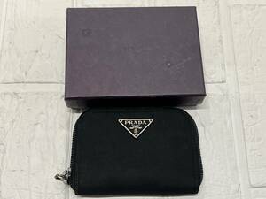 PRADA Prada nylon change purse . triangle plate down 99 jpy start 