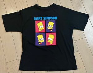 シンプソン　黒　 半袖　丸首　 Tシャツ　フリーサイズ　クーポンでお得に！