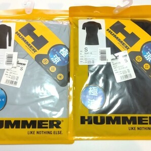 HUMMER　メンズ極涼　アタックベース 　クールコンプレッション 　グレー色　ブラック色 Sサイズ　合計２枚