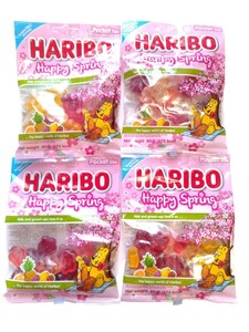 HARIBO　ハリボーハッピースプリンググミ　80g　4個　合計320g