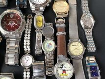 【ジャンク】　腕時計・懐中時計　大量まとめ　　概ね2.5ｋｇ　SEIKO/シチズン/CASIO/ワンピース/キティちゃん　など　O0505F_画像4