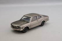 コナミ 絶版名車コレクション D.C.バージョン マツダ サバンナ GT RX-3（S124A）1972 いぶし銀　1/64スケール_画像1