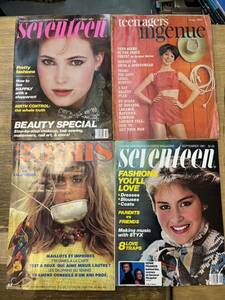 s0501-2.洋雑誌/ファッション/seventeen/女性誌/ヴィンテージ/1981年/レトロ/アンティーク/