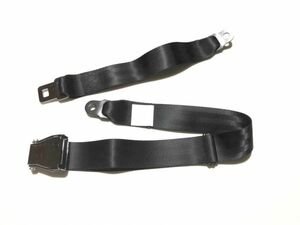  all-purpose 2 -point type seat belt black black old car etc. 