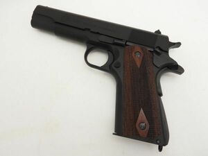 タニオコバ モデルガン GM-7.5 インベル IMBEL M1911刻印 発火型 ダブルオープンデトネーター仕様 HW ブラックモデル 中古 未発火 新品同様