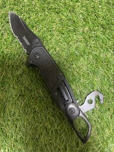 ACT#004 JUNK goods 1 jpy start KERSHAW Funxion Lightweight car shou folding knife folding knife 